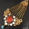 Coral Kundan Necklace Set