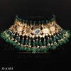 Sheesh Emerald Necklace Set