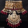 Ruby Kundan Necklace Set