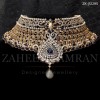 Zircon Sapphire Necklace Set.