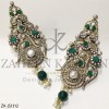 Emerald Pearl Necklace Set