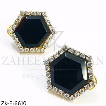Agate Zirconian Earrings