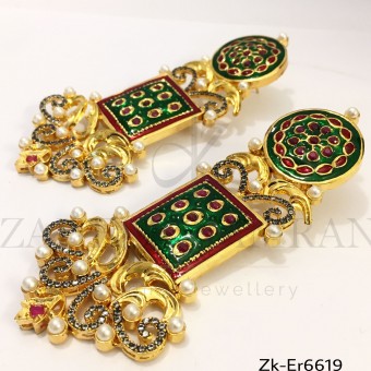 Meena Traditional Earrings