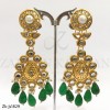 Emerald Kundan Dignified Necklace set