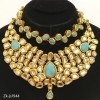 Feroza Zay Kundan necklace Set 
