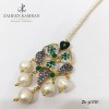 Stunning Floral Emerald Necklace Set