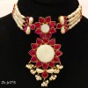 Ruby Elegant Floral Necklace