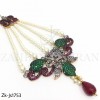 Ruby Emerald  Special Necklace Set