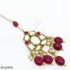 Gorgeous Kundan Ruby Necklace Set