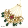Gold Plated Stunning Ruby and Emerald Necklace Set
