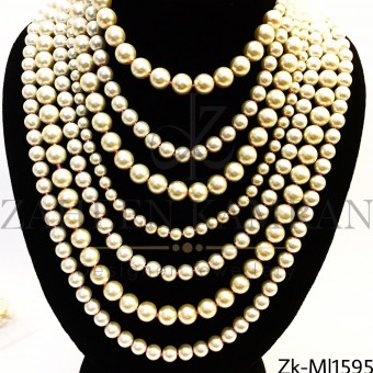 7 layered Pearls Mala