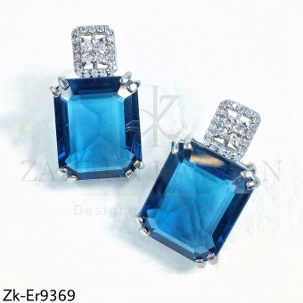 925 Sapphire earrings.