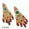 Emerald ruby bridal set