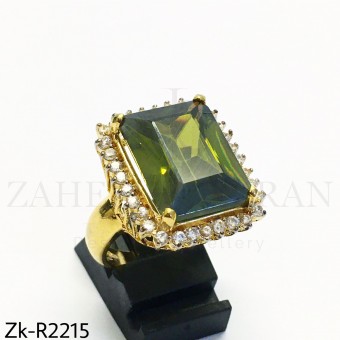 Olive Zirconian Ring