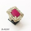 Elegant ruby 925 ring