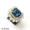 Sapphire zirconia 925 ring