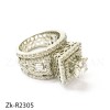 Radiant 925 silver ring