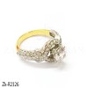 Stylish 925 golden ring